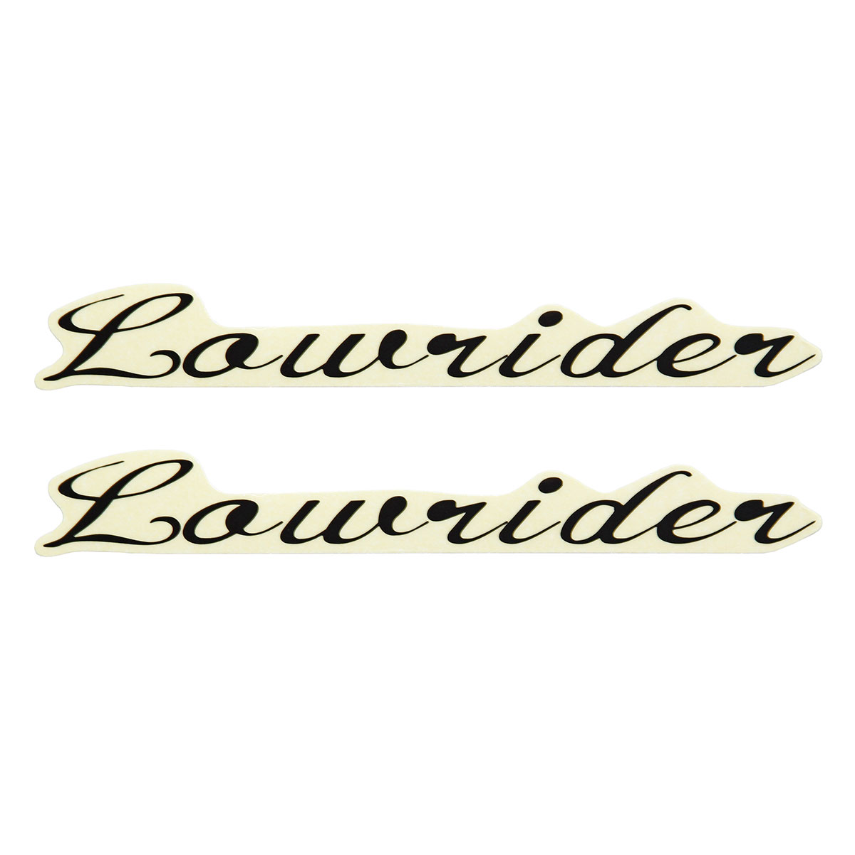 Lowrider Name Sticker AT Black Ground Transport.