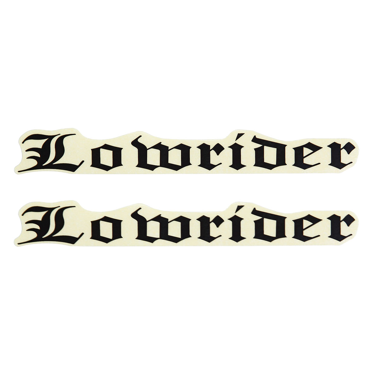 Lowrider Name Sticker MG Black Ground Transport.