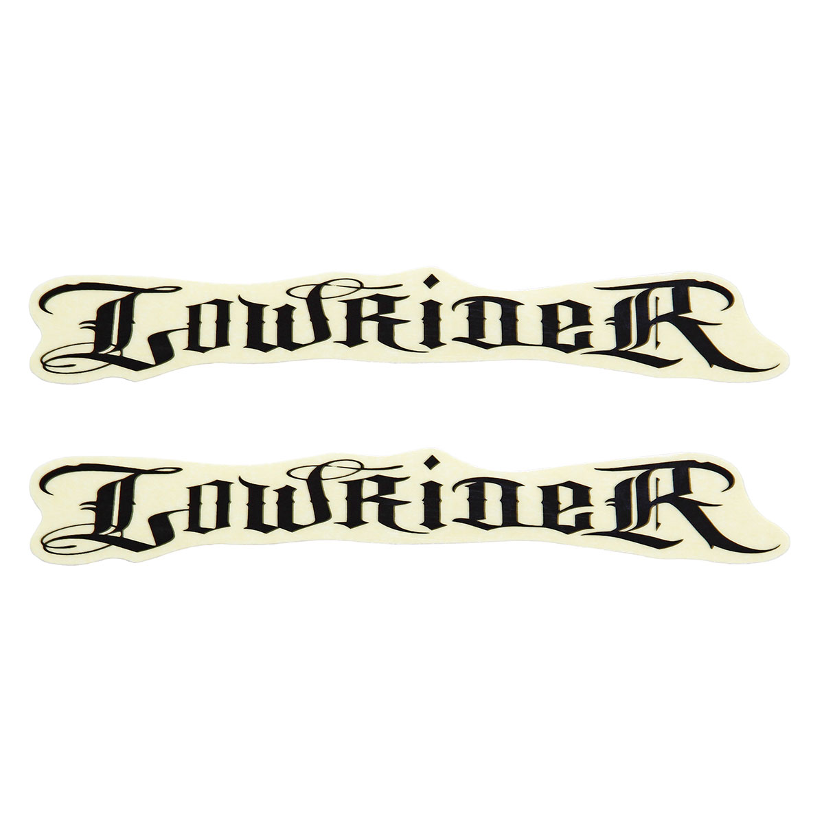 Lowrider Name Sticker MGS Black Ground Transport.