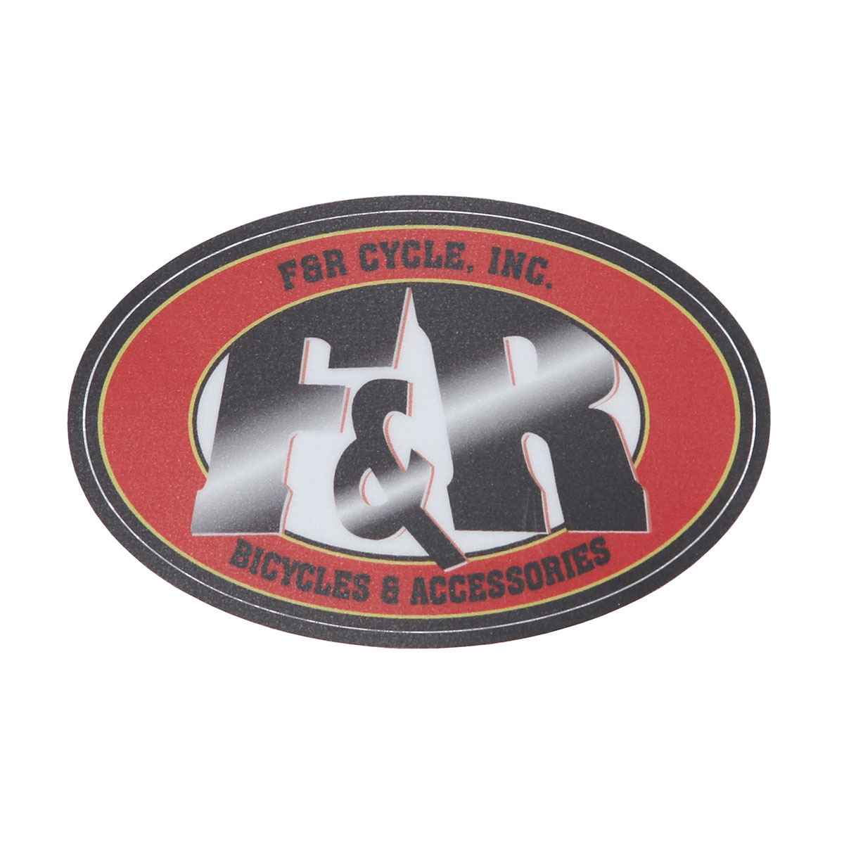 F&R Logo 3 x 1.89" Sticker.
