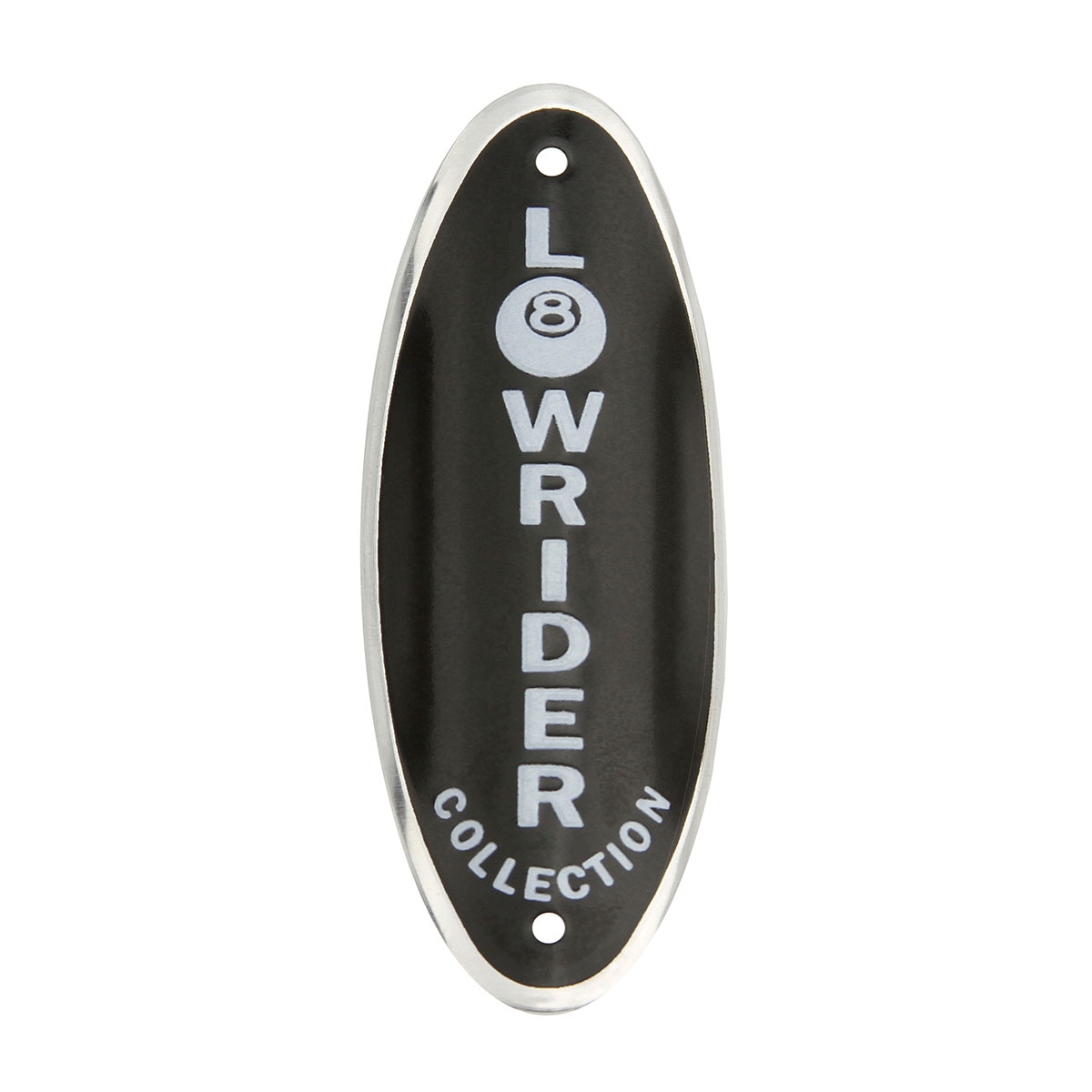 Lowrider Collection Name Plate Black/White.