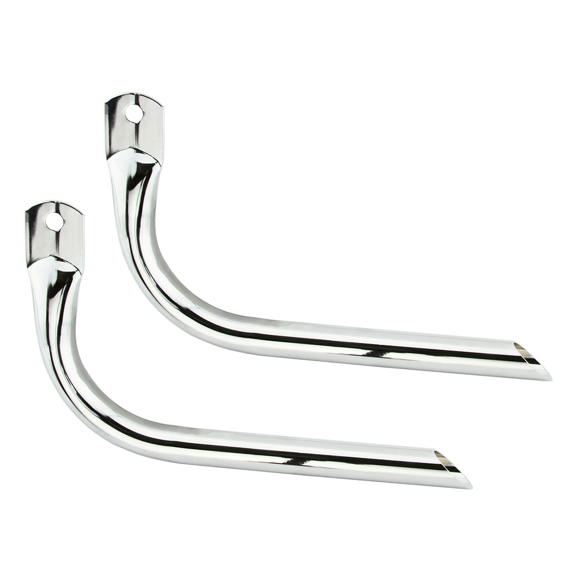 Straight Muffler Chrome.
