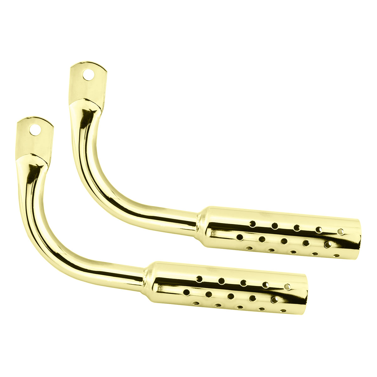 Muffler W/Holes Gold.