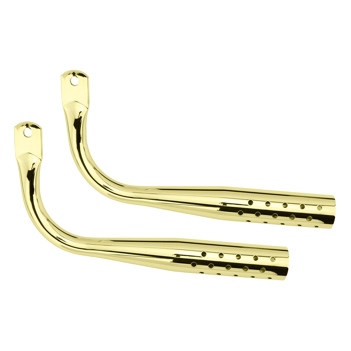Muffler Smooth W/Holes Gold.