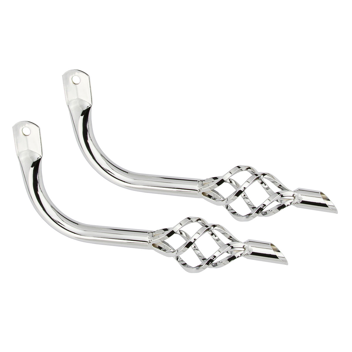Muffler W/Cage Chrome.