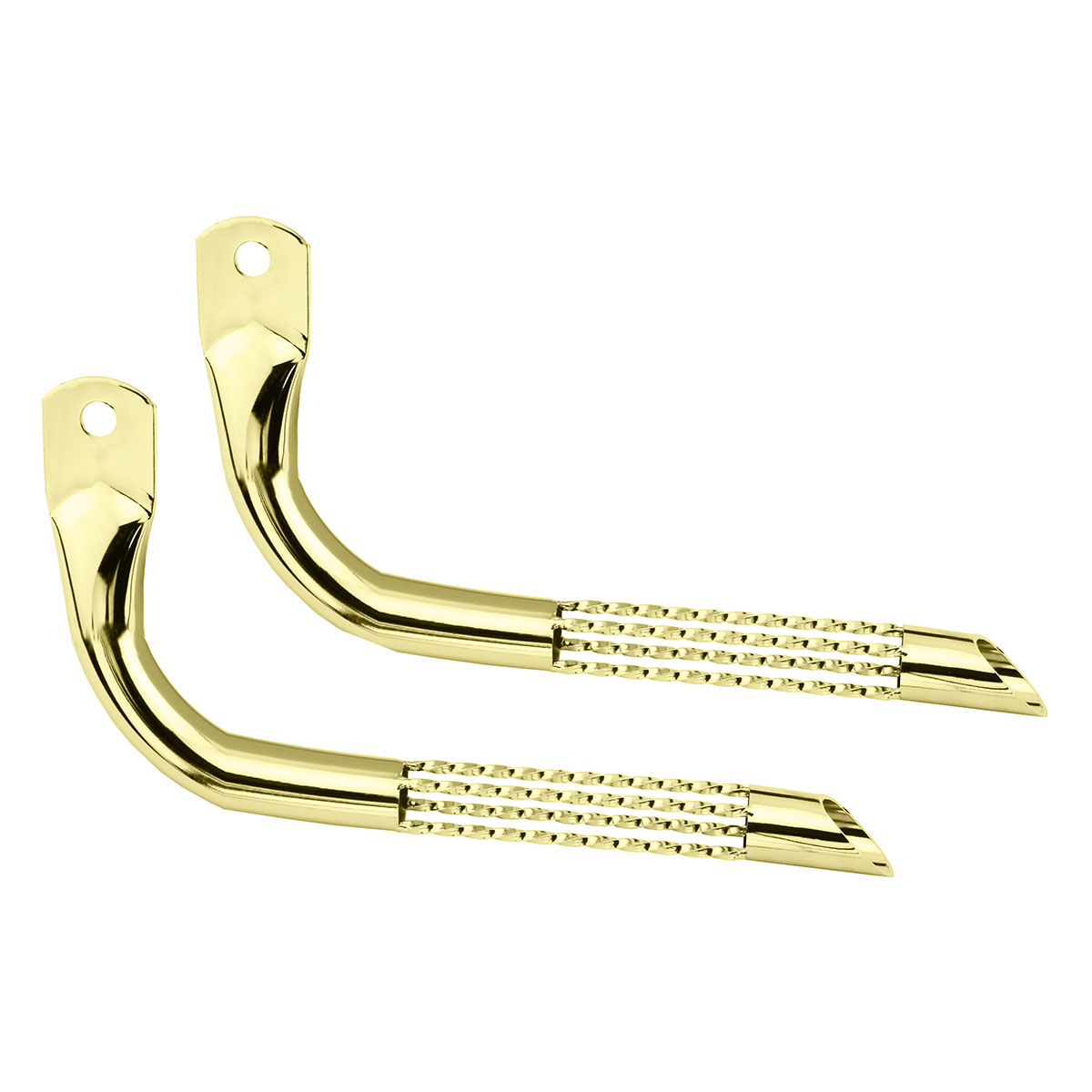 Quad Twisted Muffler Gold.
