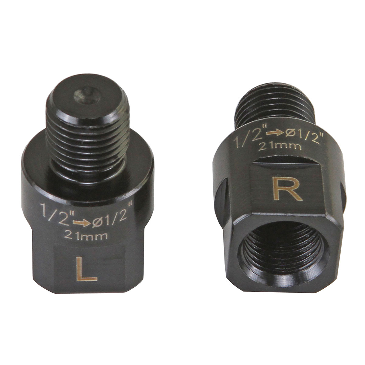 Pedals Extenders 21mm 1/2-1/2 Black.