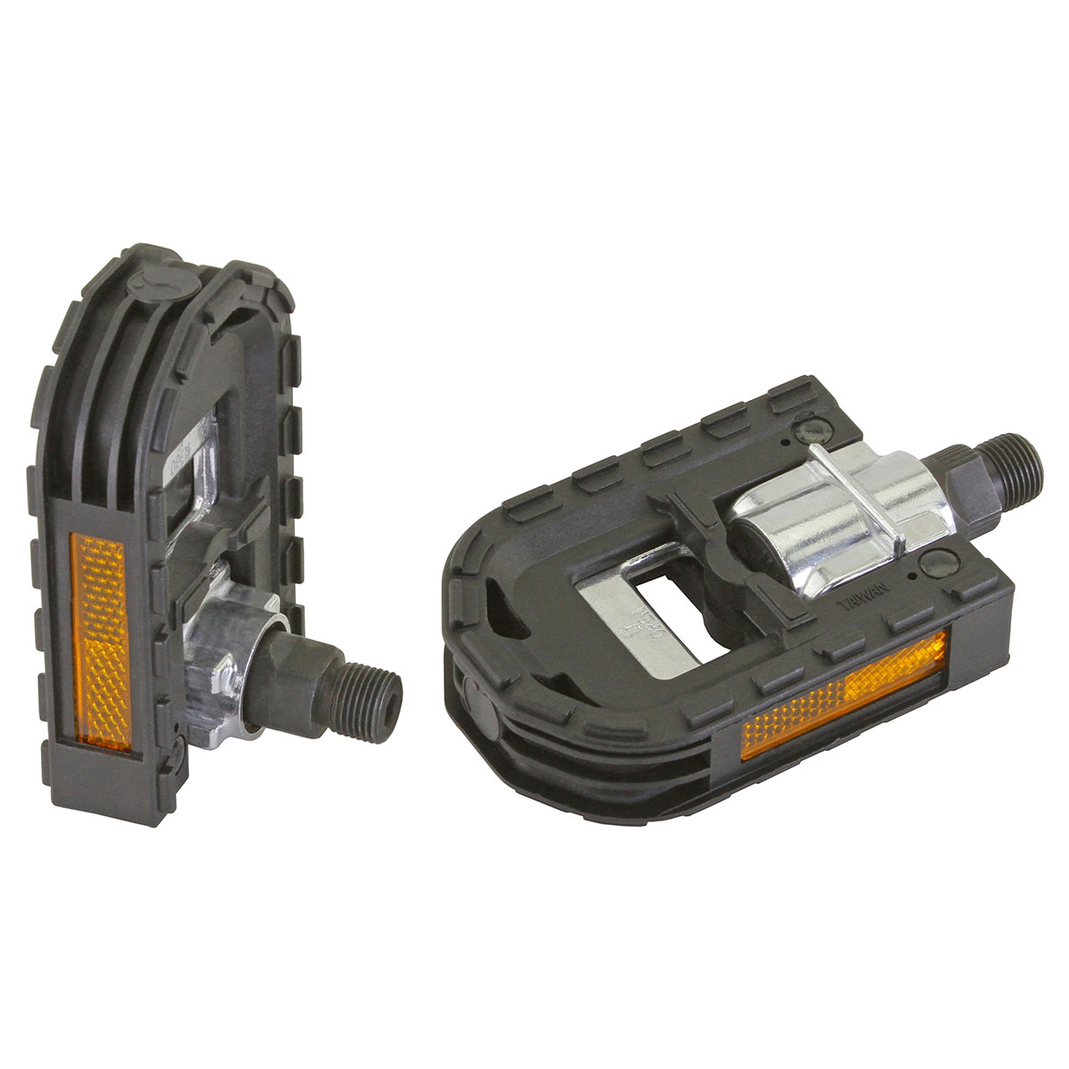 Folden Pedals 876L 9/16 Black/Silver.