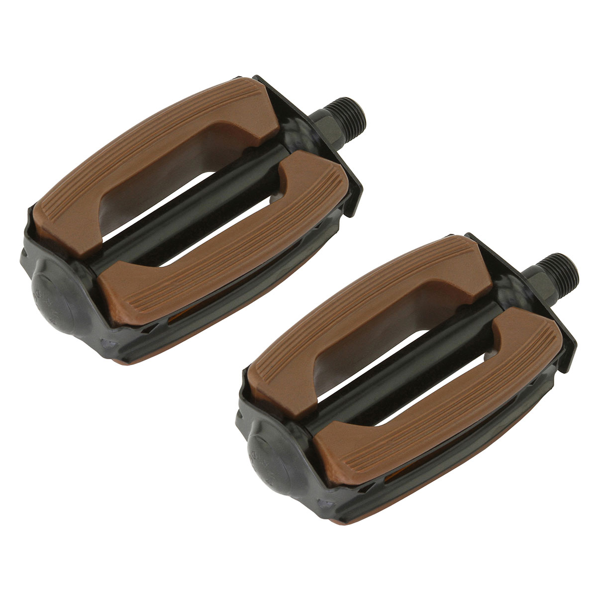 Krate Rubber Pedals 9/16 Brown/Black.