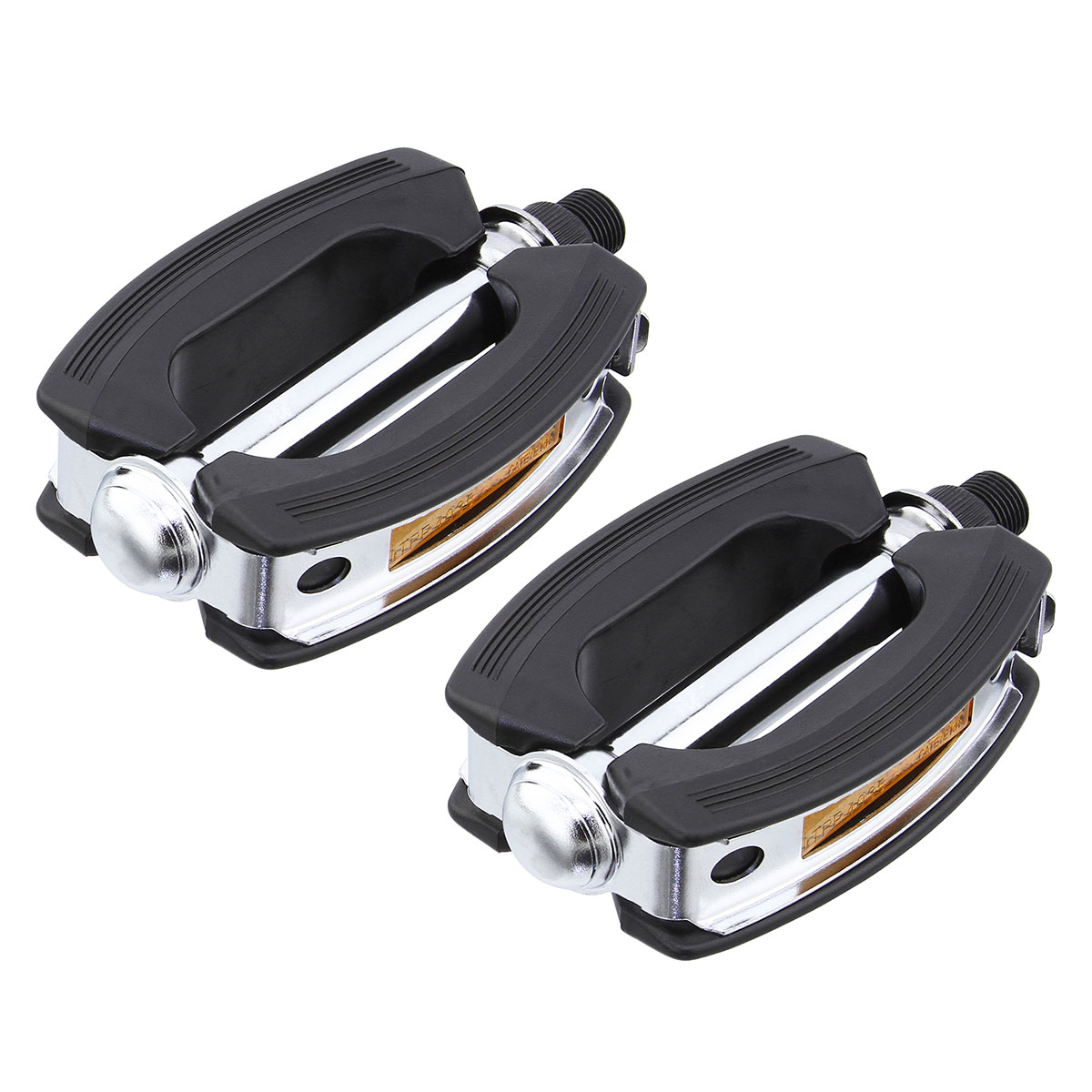Classic Rubber Pedals VP-813 9/16 Black/Chrome.