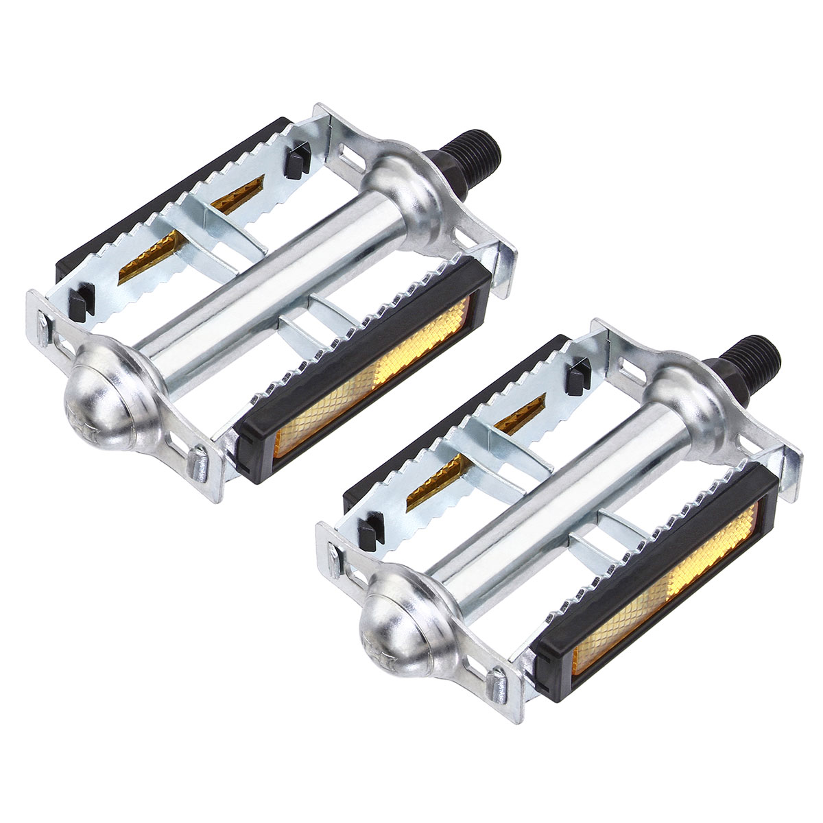 616 Steel Pedals 1/2 Chrome.
