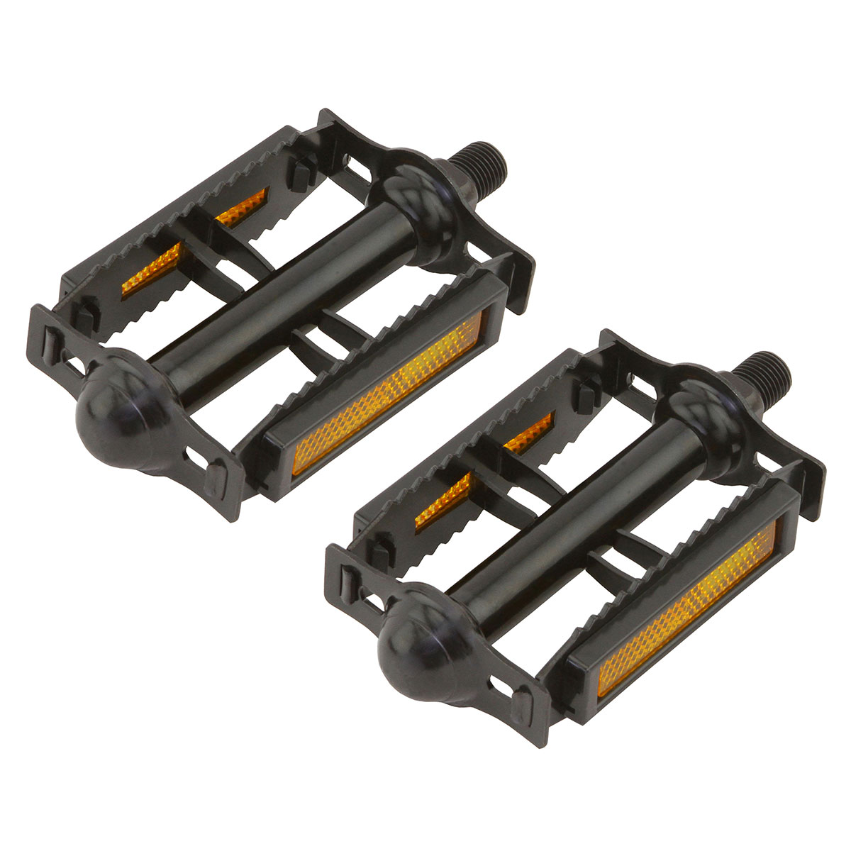 616 Steel Pedals 1/2 Black.