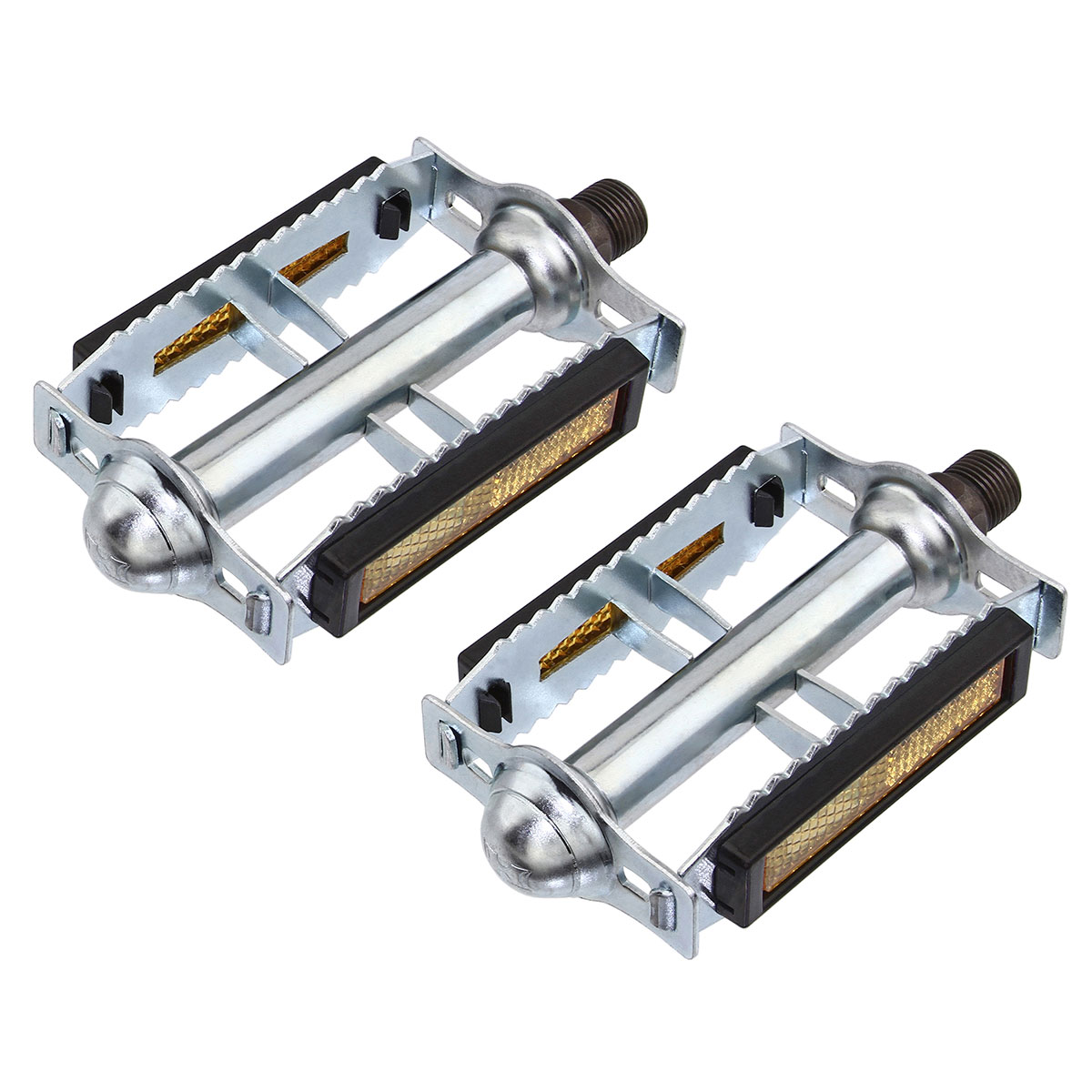 616 Steel Pedals 9/16 Chrome.