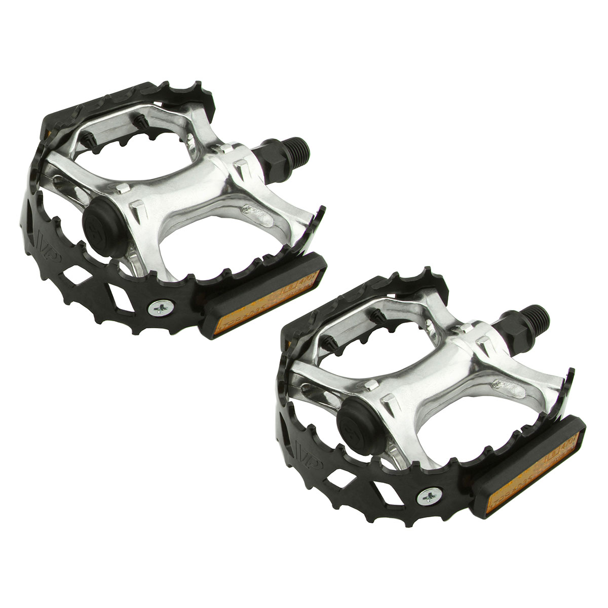 VP-747 Alloy Pedals 1/2 Black.