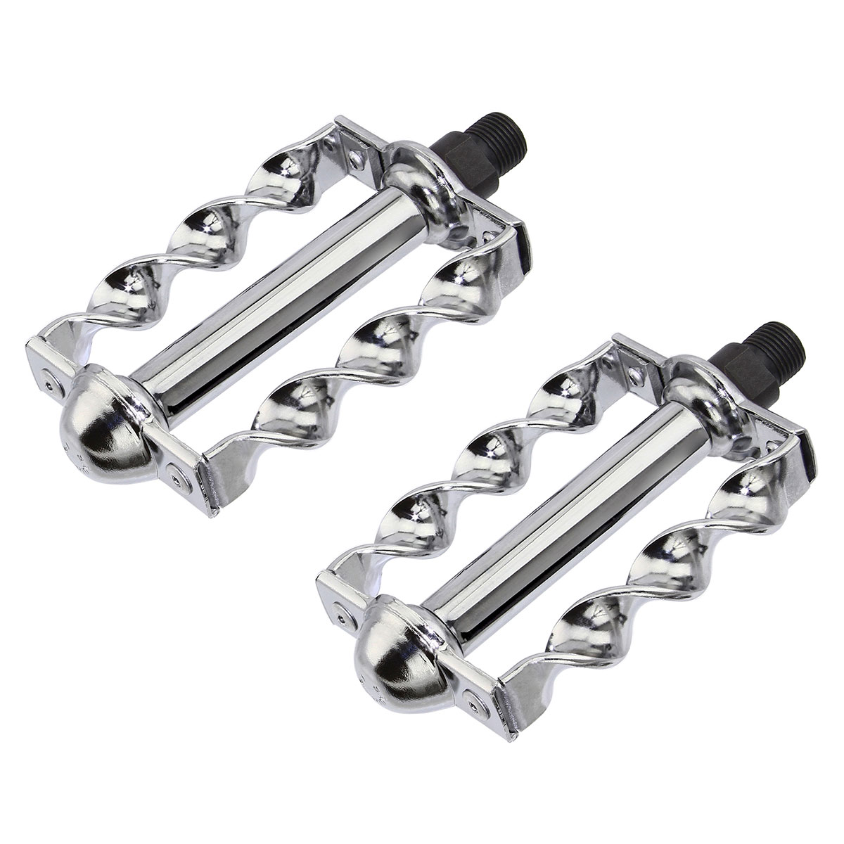 Twisted Flat Pedals 9/16 Chrome.