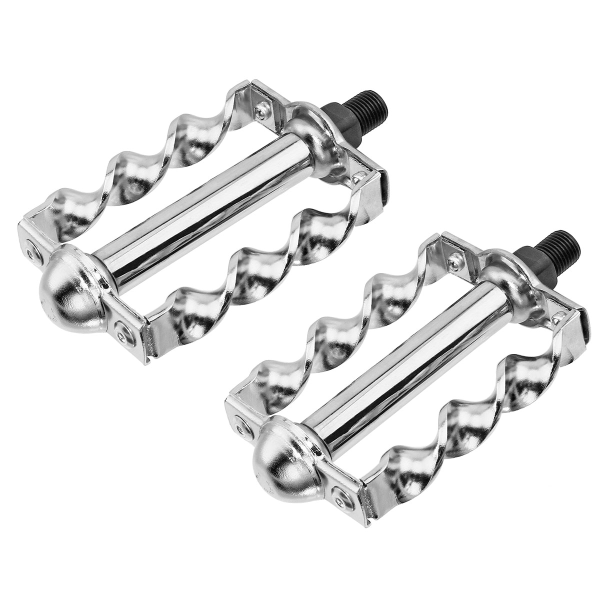 Twisted Flat Pedals 1/2 Chrome.