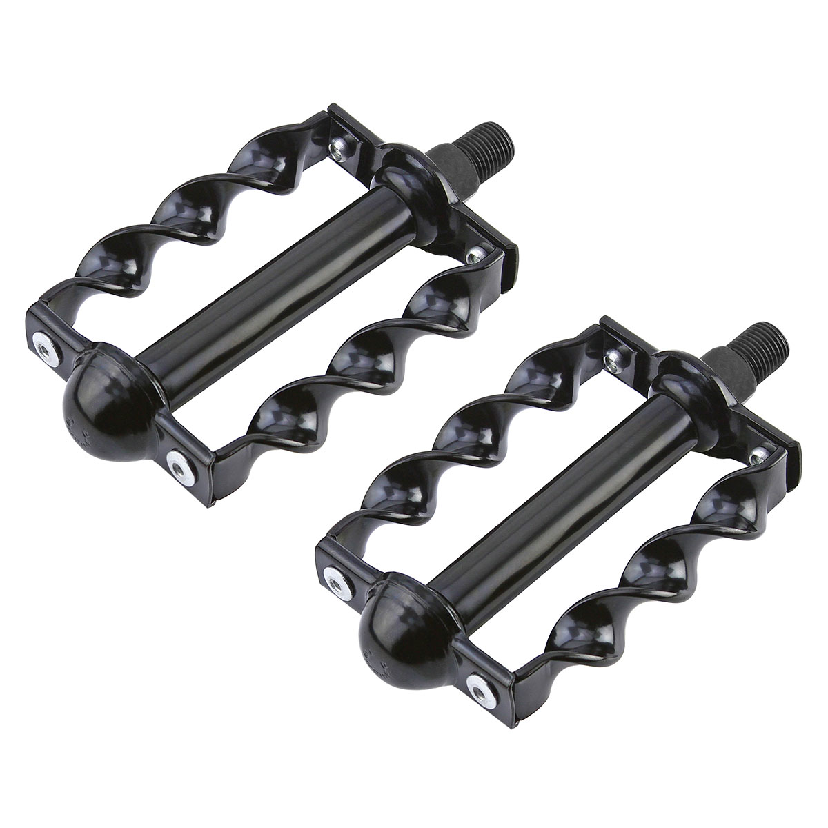 Twisted Flat Pedals 1/2 Black.