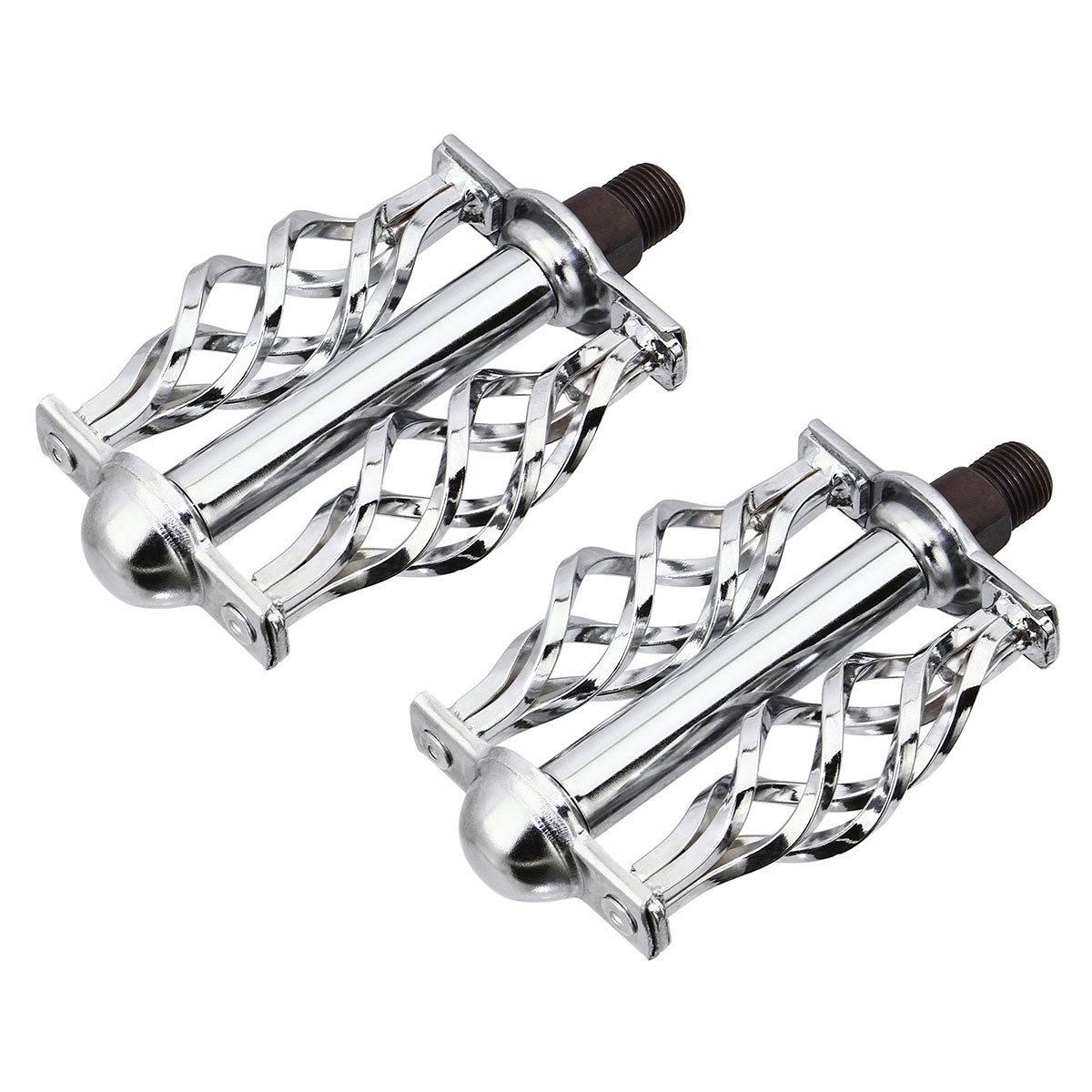 Twisted Pedals W/Cage Classic C-514 9/16 Chrome.