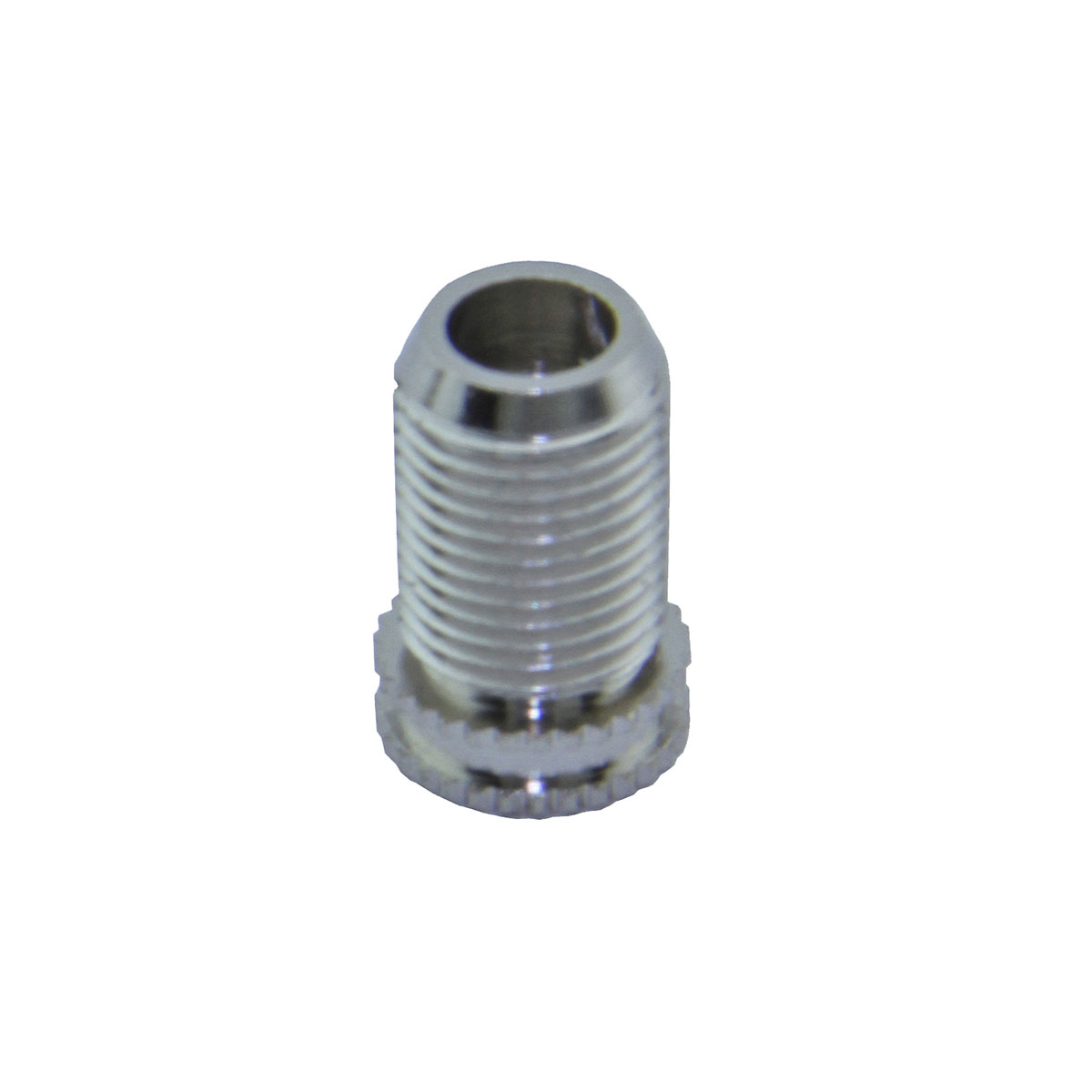 Presta Adaptor Valve 14mm Alloy Chrome.