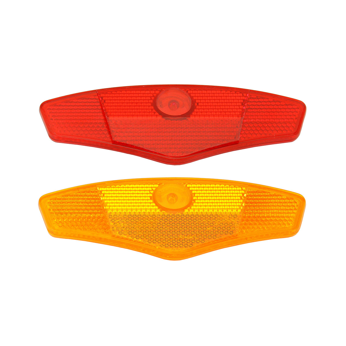 Wheel Spoke Reflector Set 2 Red/Amber Piece.