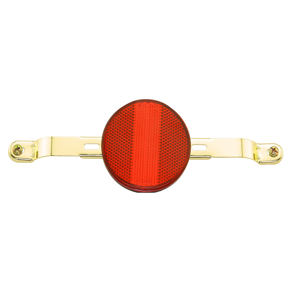 Sissy Bar Reflector Gold/Red.