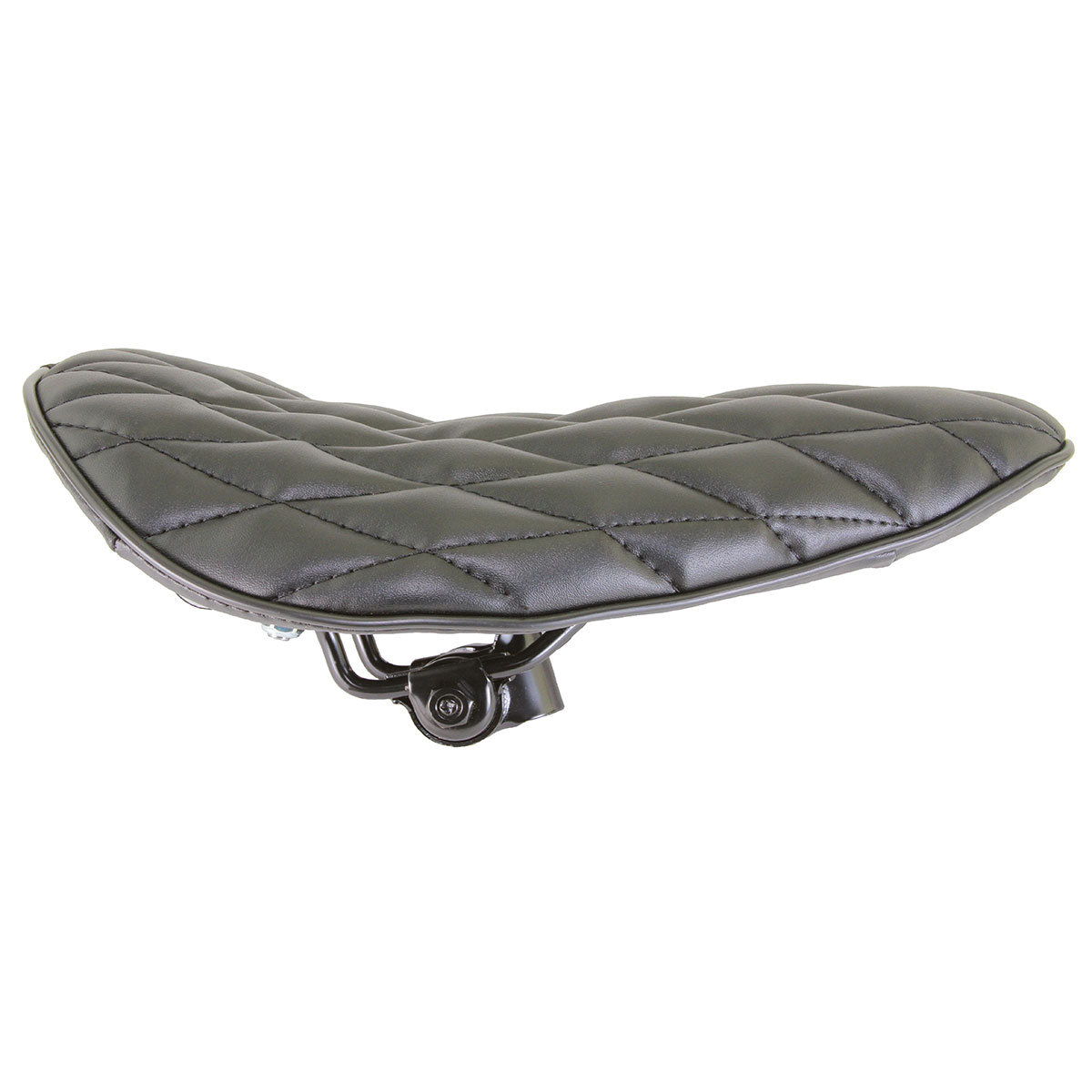 Retro Style Diamond Saddle Black.