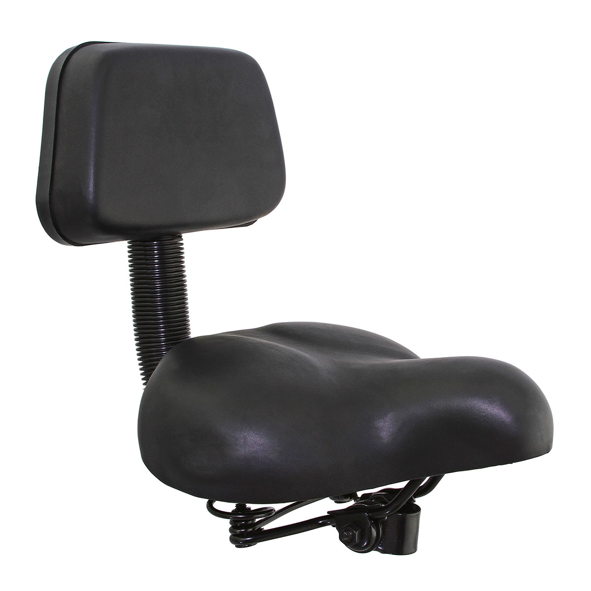 Beach Cruisers Saddle W/Back Rest 350 Black.