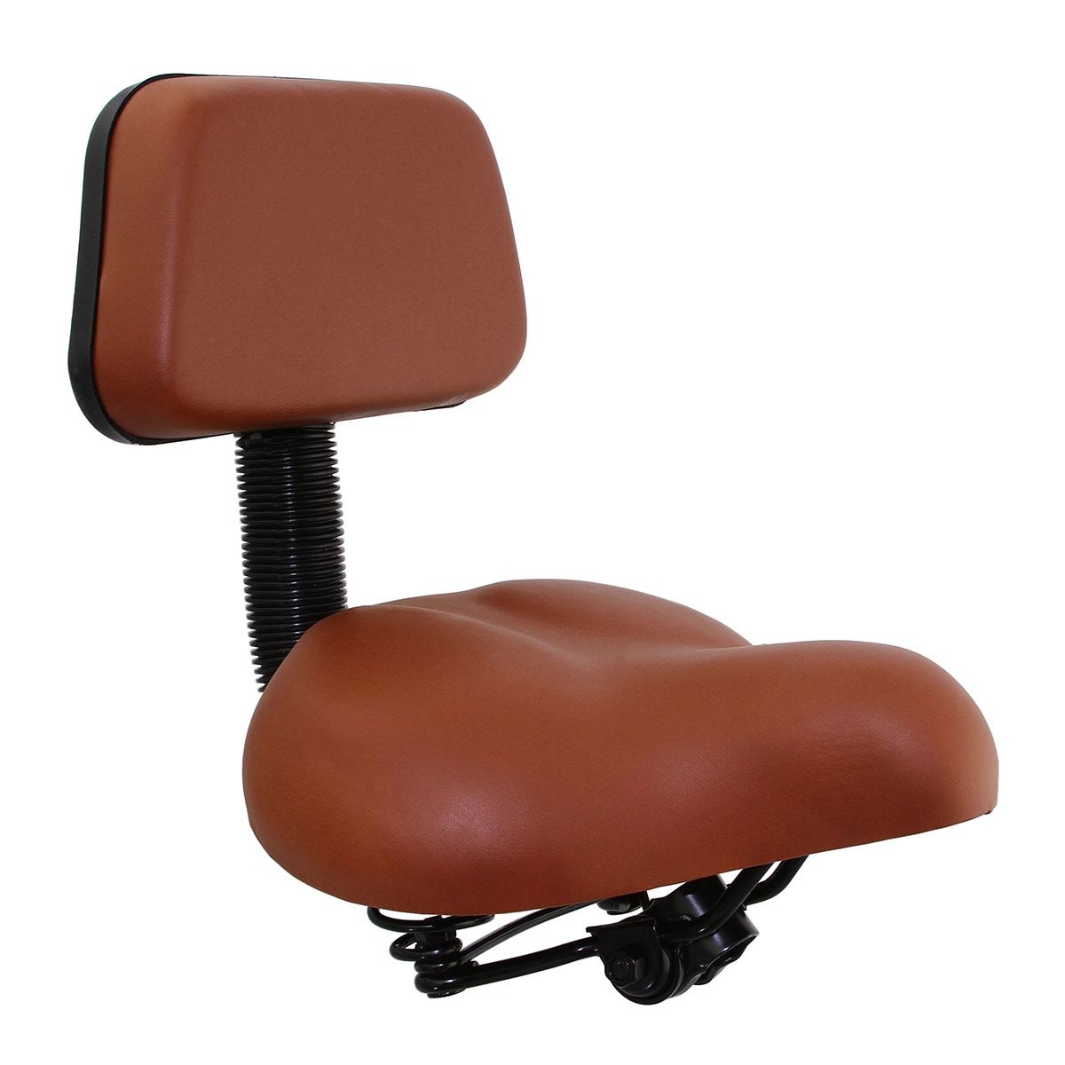 Beach Cruisers Saddle W/Back Rest 350 Brown.