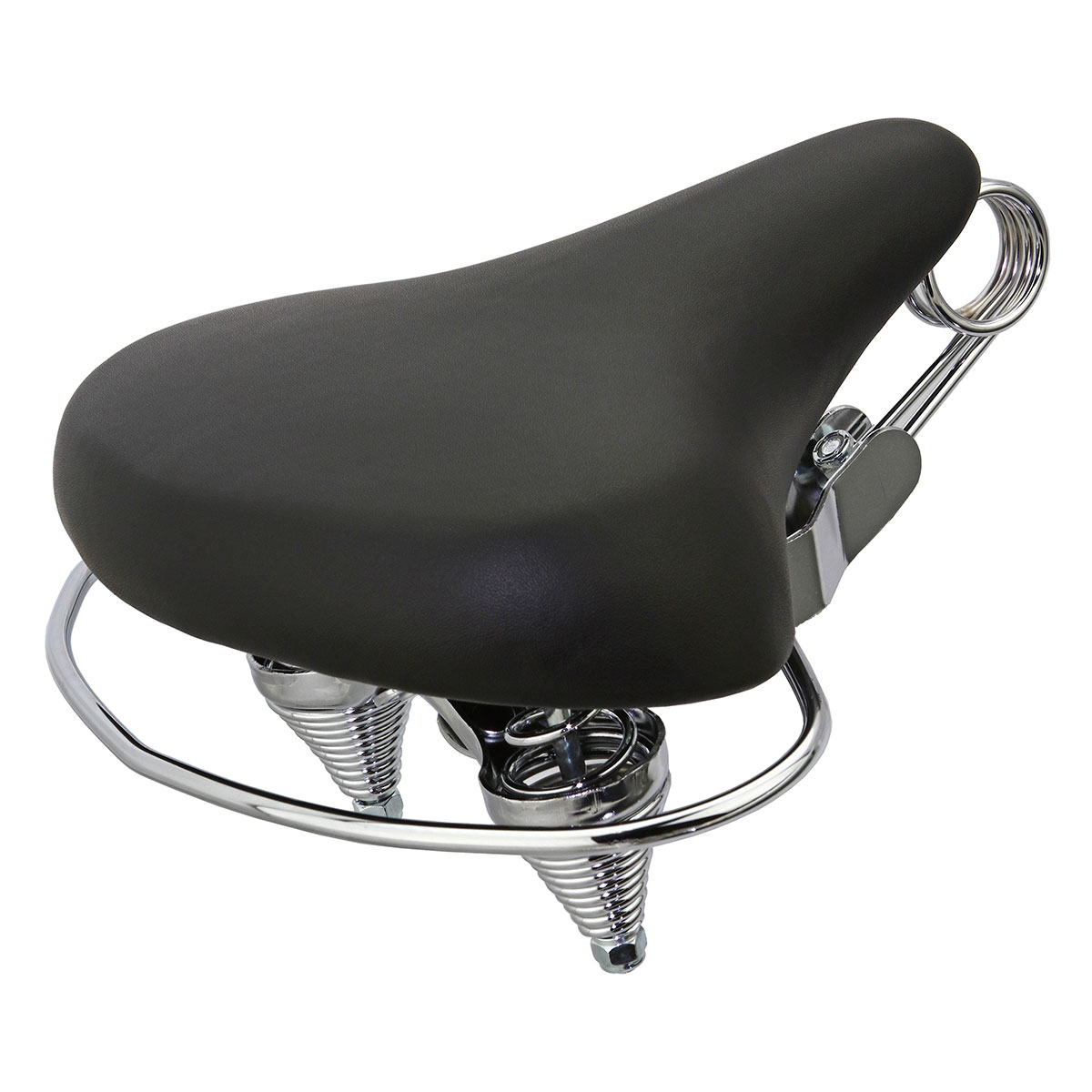 Beach Cruisers Saddle 8016 Web Spring Black.