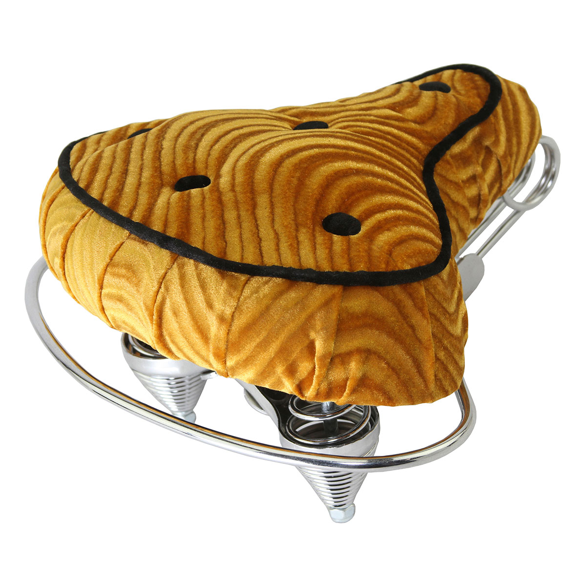 Beach Cruisers Saddle Velour Gold.