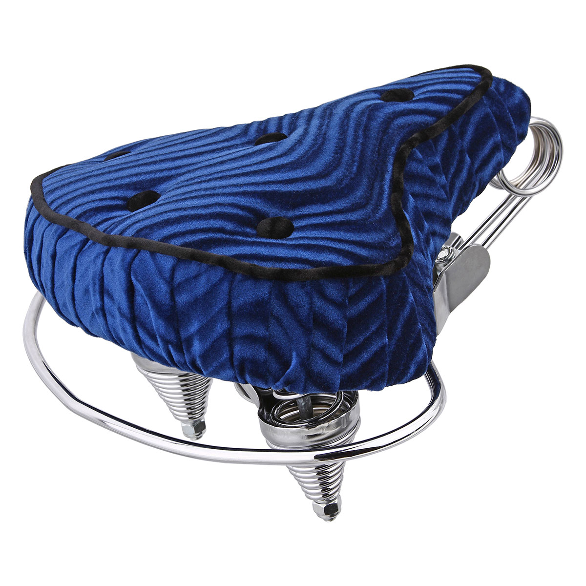 Beach Cruisers Saddle Velour Blue.