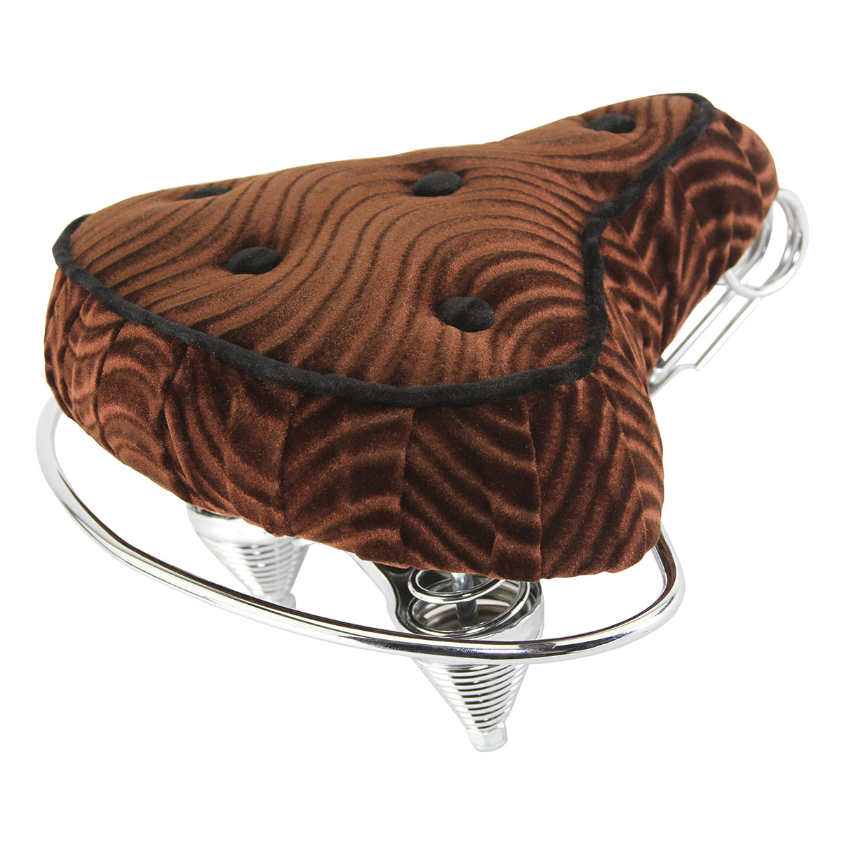 Beach Cruisers Saddle Velour Brown.