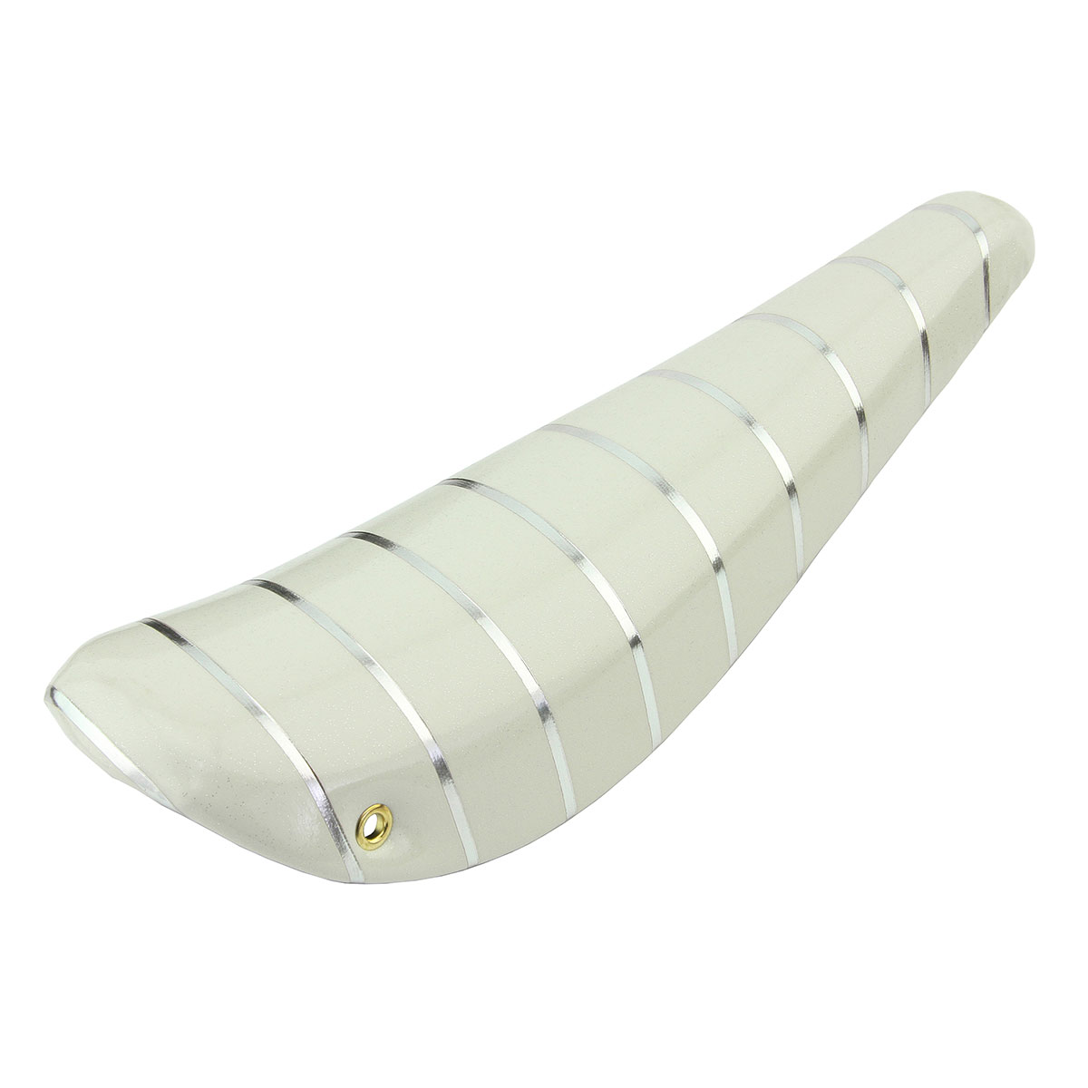 16 Banana Saddle Sparkle/White W/Silver Stripe.