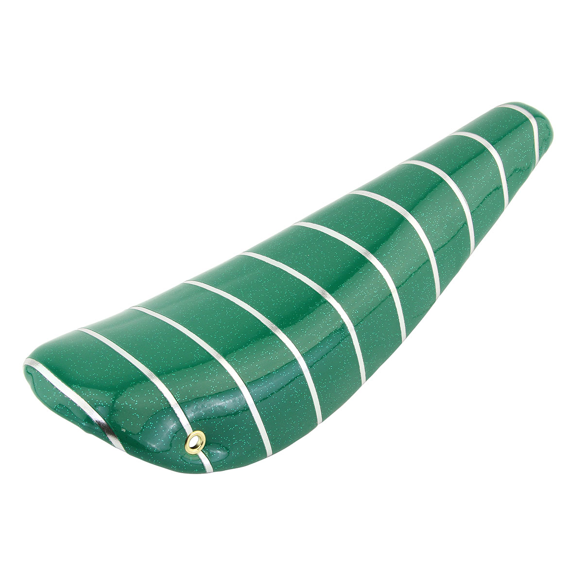 16 Banana Saddle Sparkle/Green W/Silver Stripe.