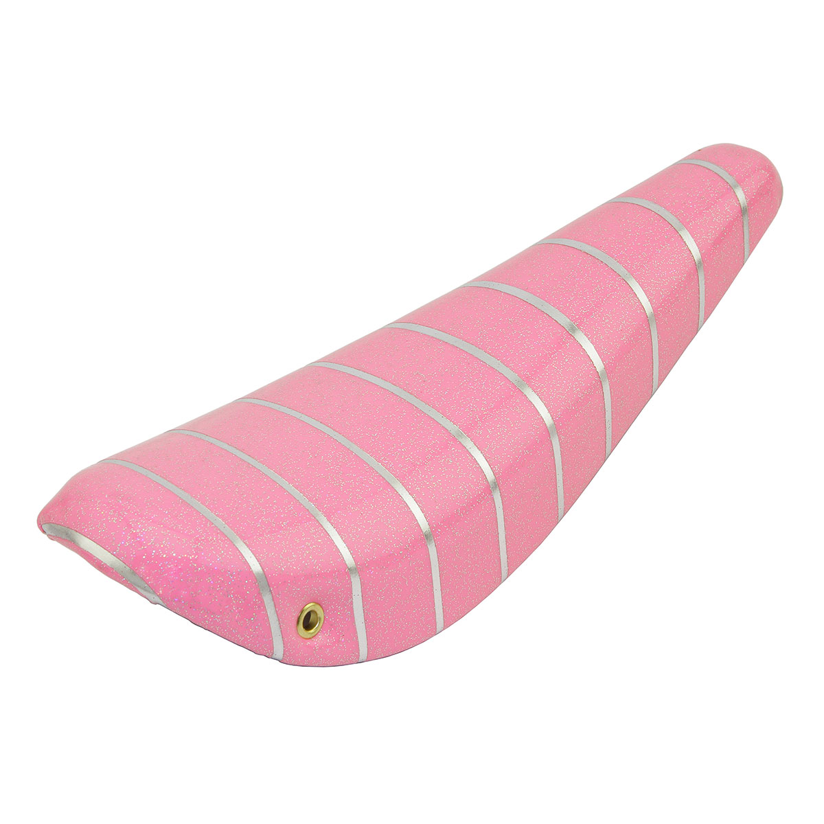 16 Banana Saddle Sparkle/Pink W/Silver Stripe.
