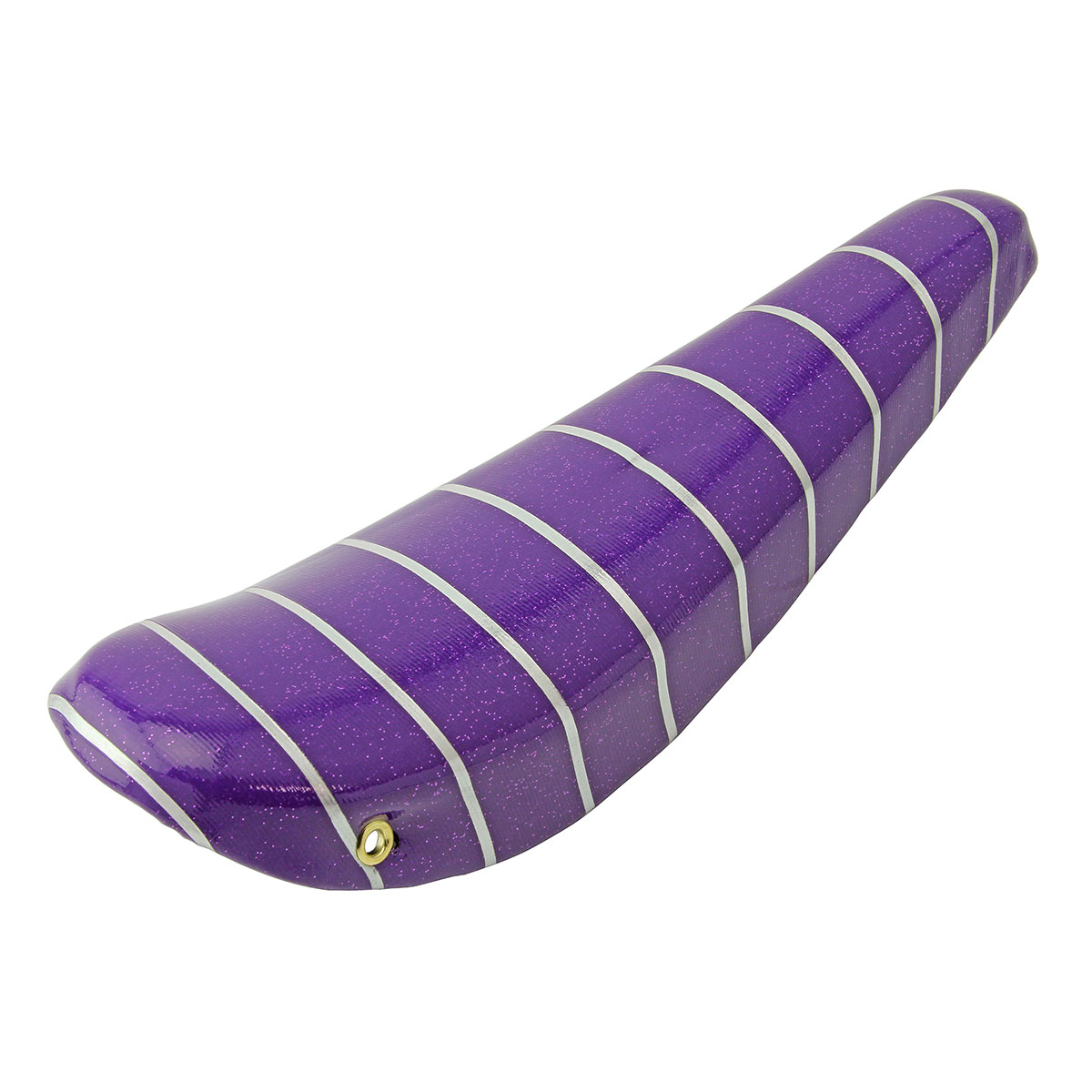 16 Banana Saddle Sparkle/Purple W/Silver Stripe.