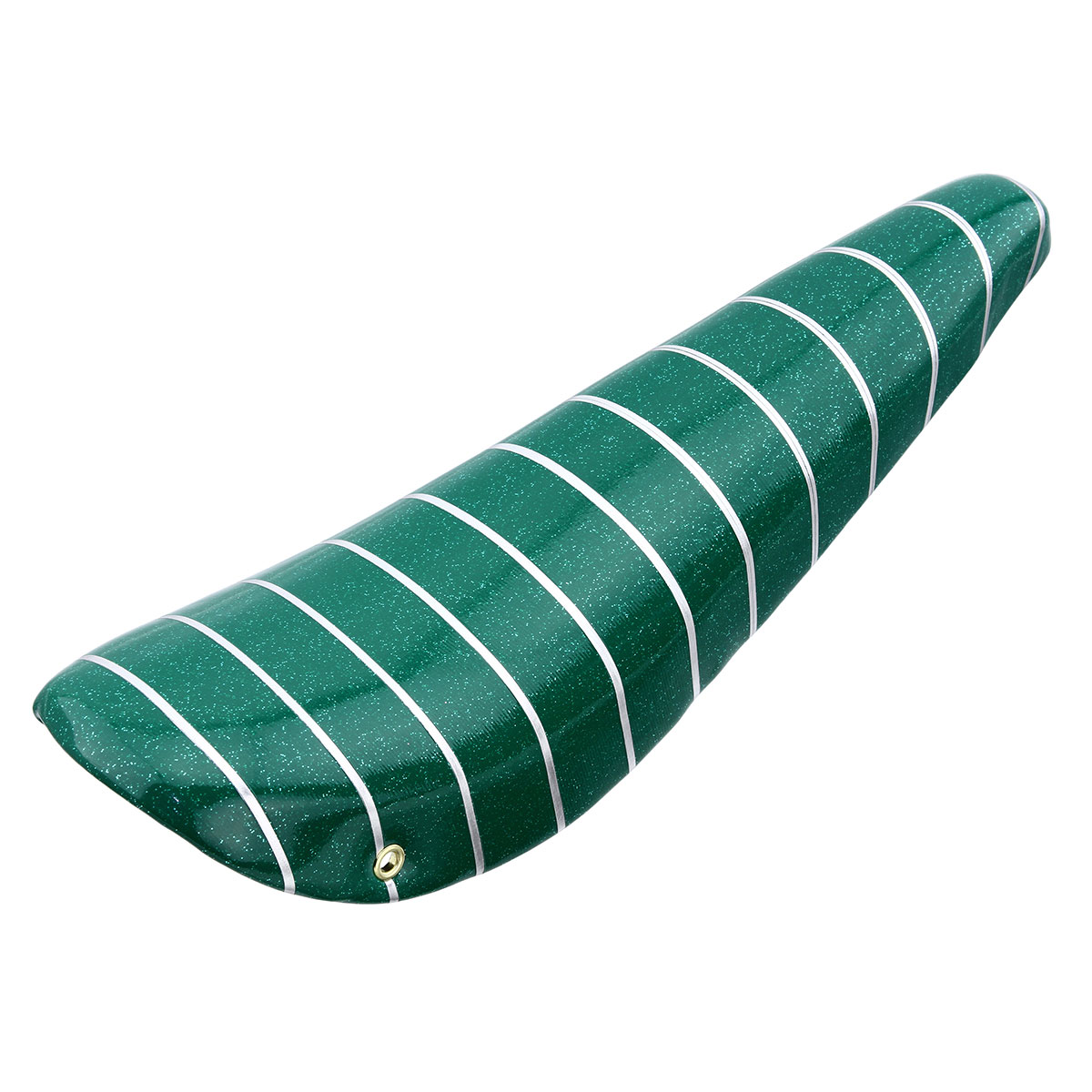 20 Banana Saddle Sparkle/Green W/Silver Stripe.
