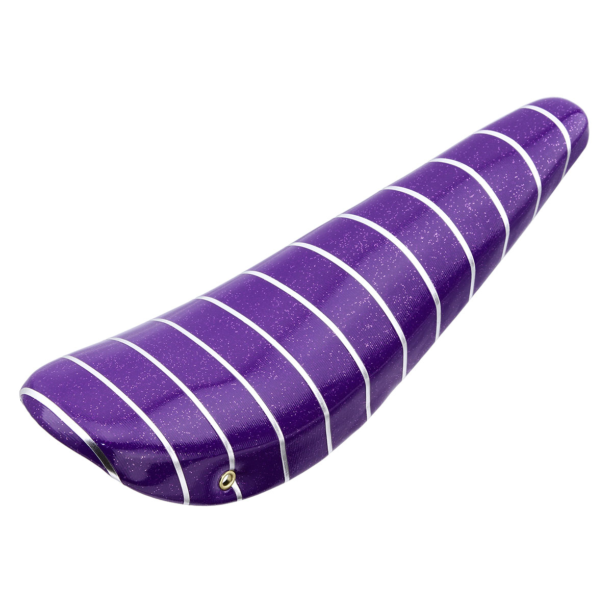 20 Banana Saddle Sparkle/Purple W/Silver Stripe.