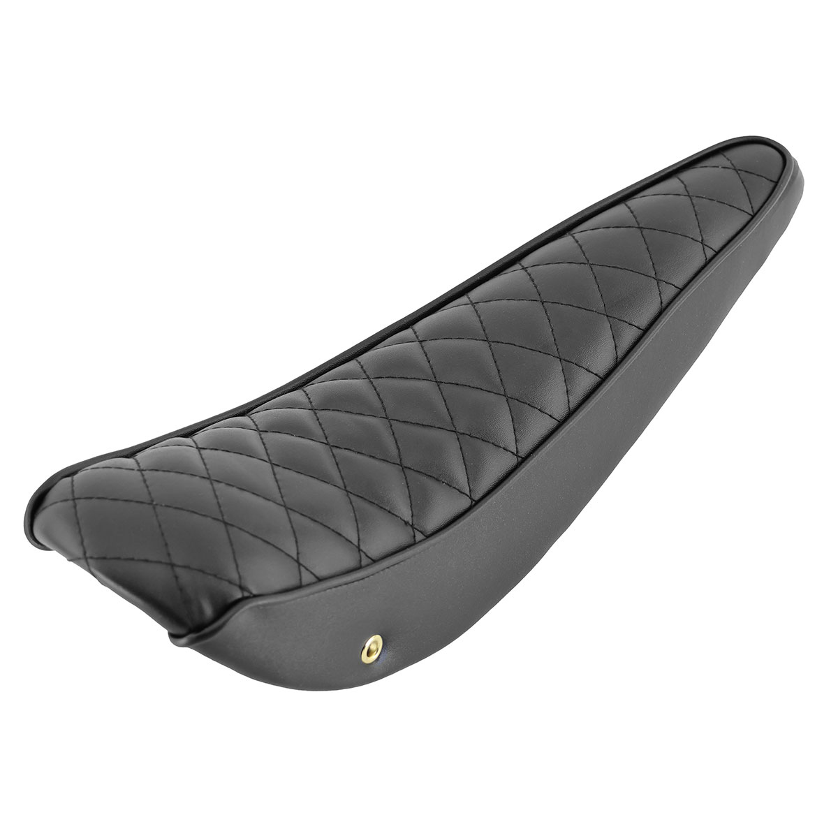 20 Diamond Banana Saddle Vinyl All Black Black/Stitch.