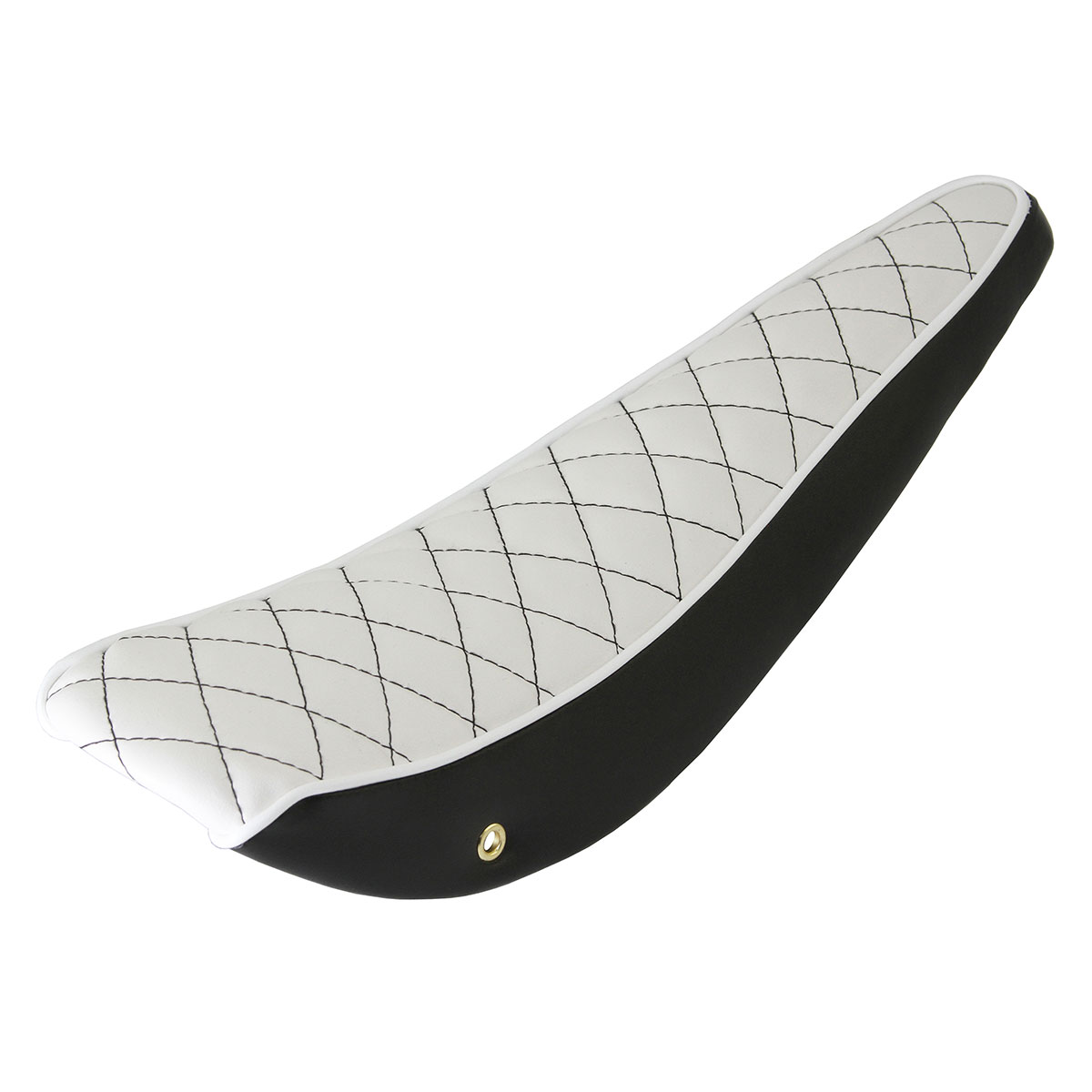20 Diamond Banana Saddle Vinyl White...