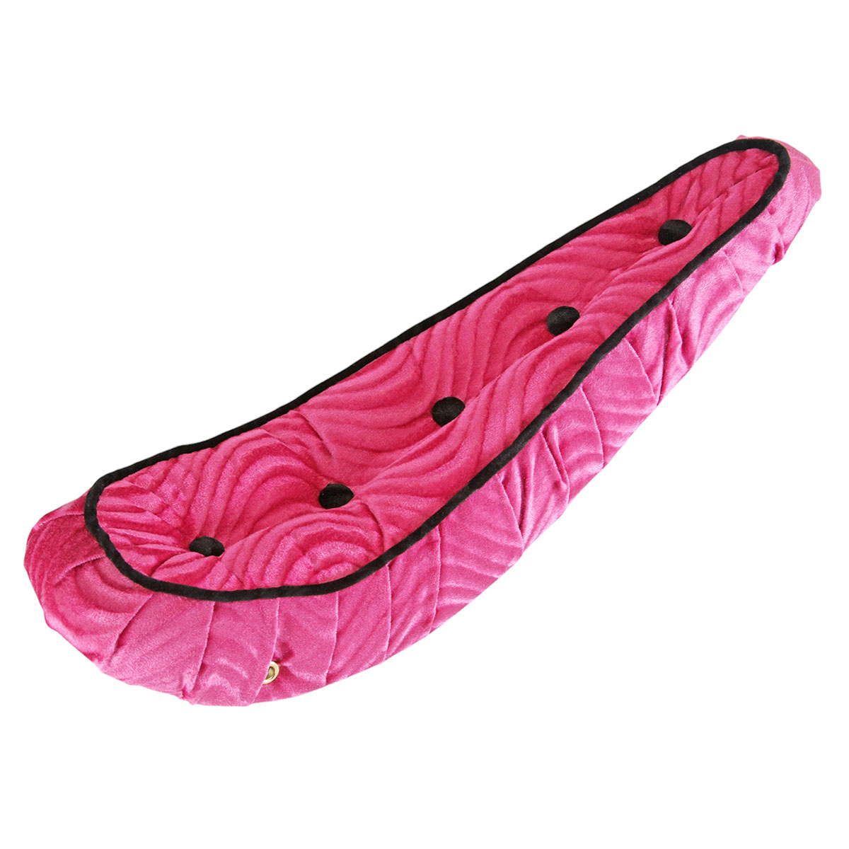 20 Polo Saddle Velour W/Button Pink.