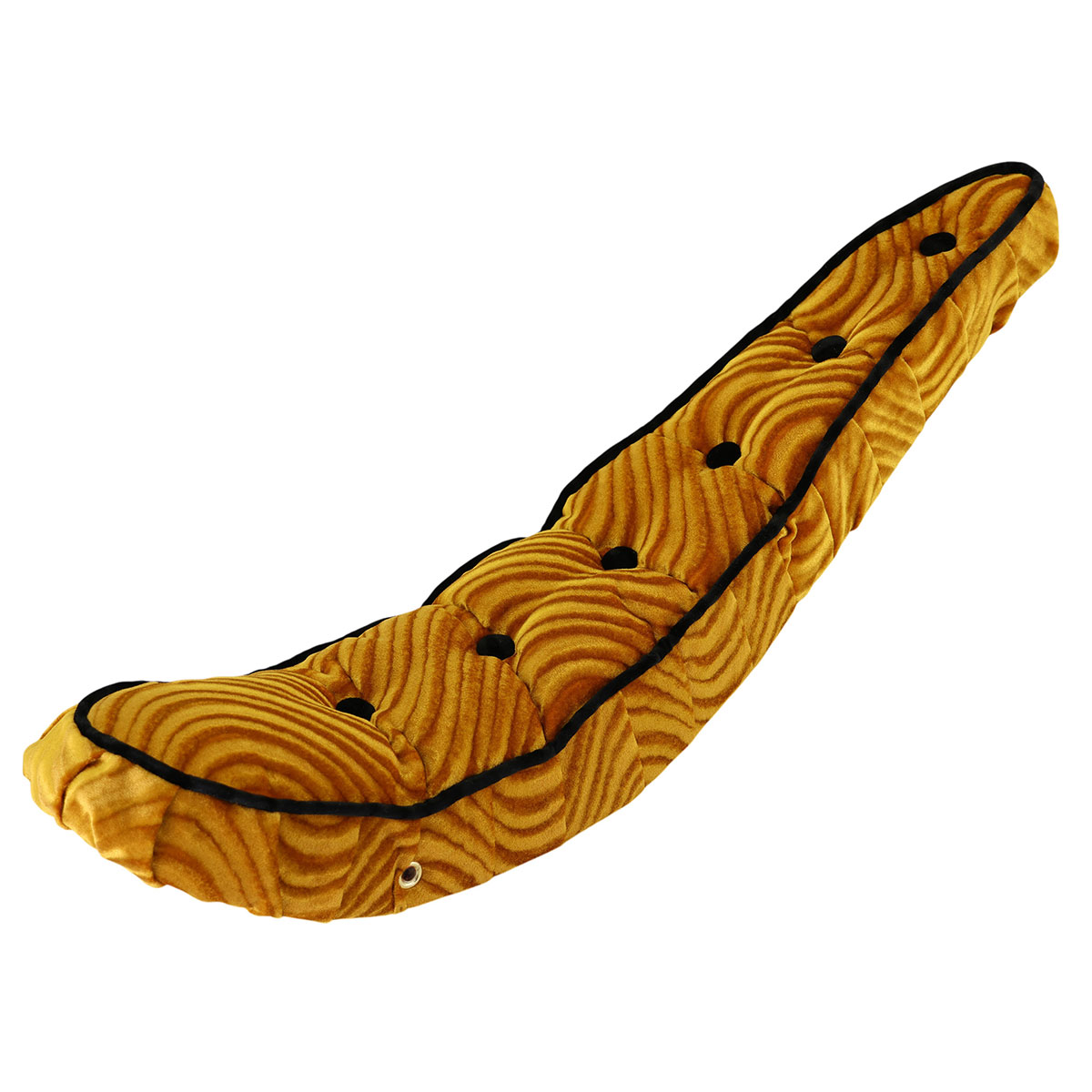 26 Polo Saddle Velour W/Button Gold.