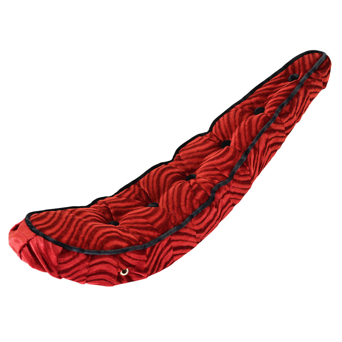 26 Polo Saddle Velour W/Button Red.