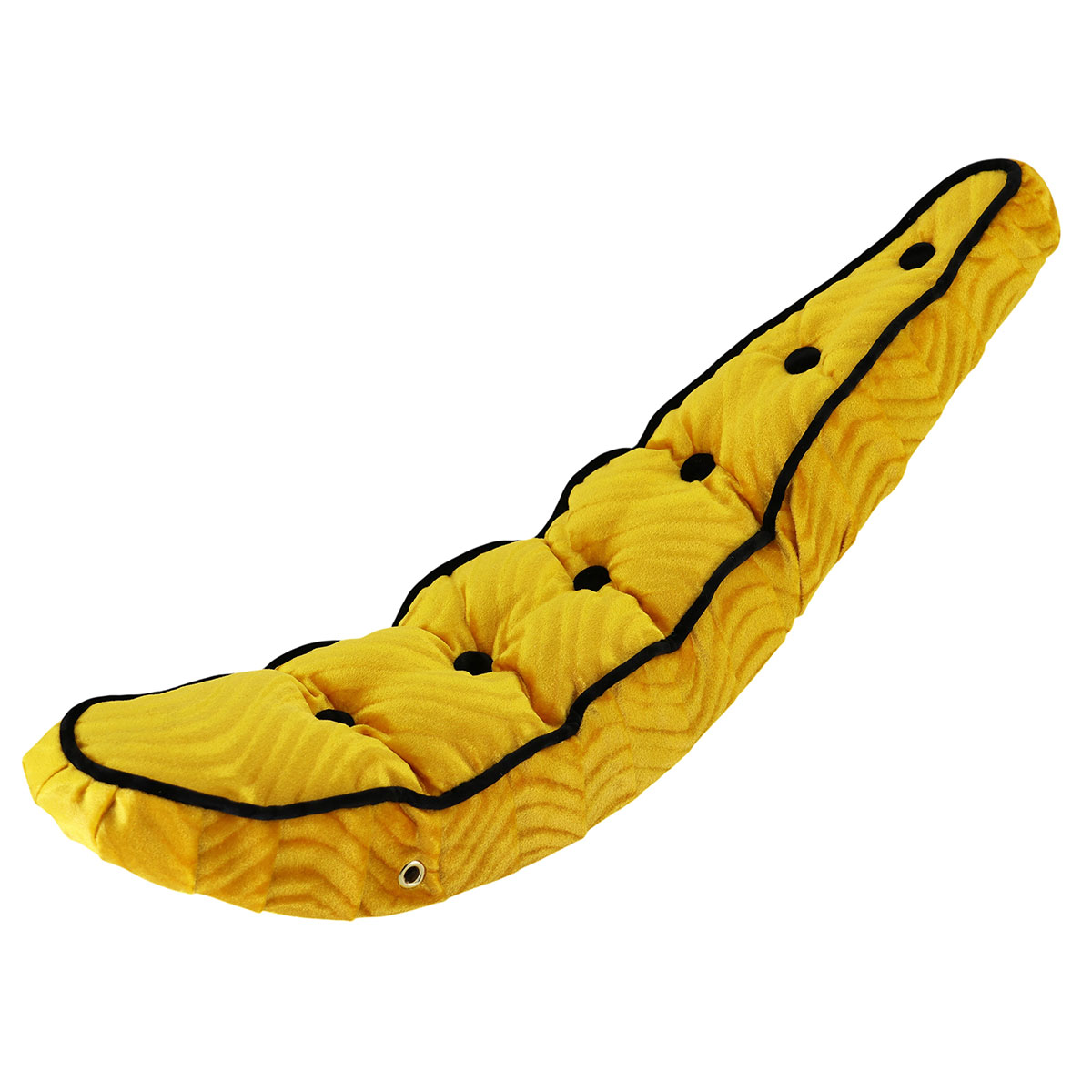 26 Polo Saddle Velour W/Button Yellow.