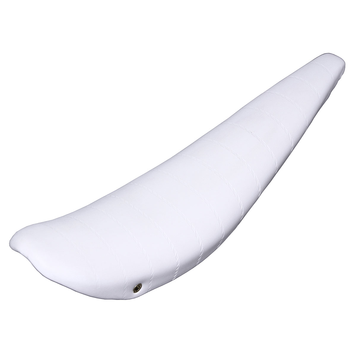 26 Banana Saddle Vinyl All White.