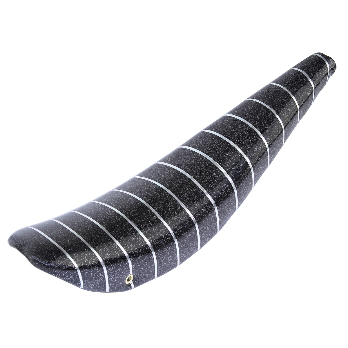 26 Banana Saddle Sparkle/Black W/Silver Stripe.