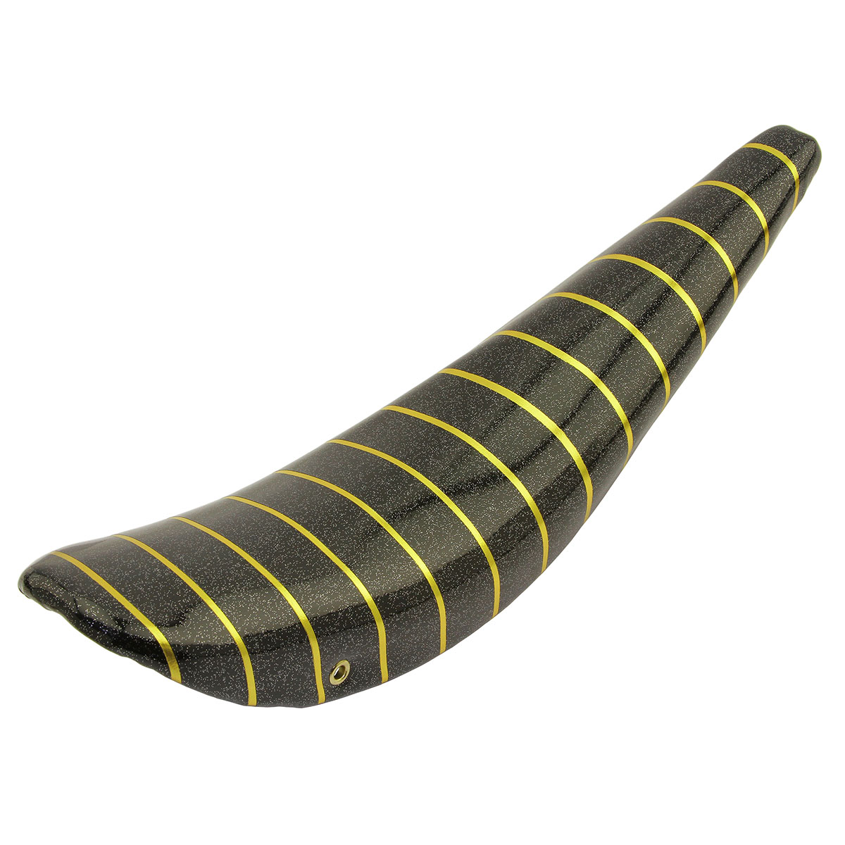 26 Banana Saddle Sparkle/Black W/Gold Stripe.