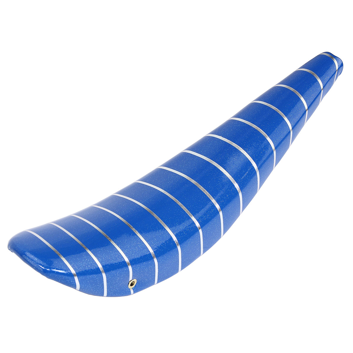26 Banana Saddle Sparkle/Blue W/Silver Stripe.