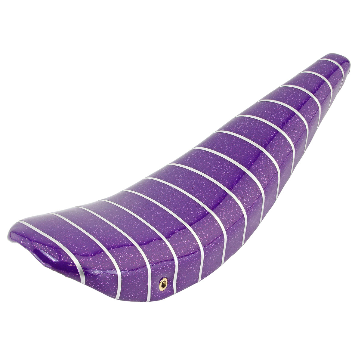 26 Banana Saddle Sparkle/Purple W/Silver Stripe.