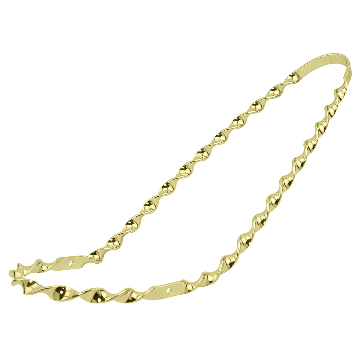 Lowrider Flat Twisted Banana Seat Trim Gold.